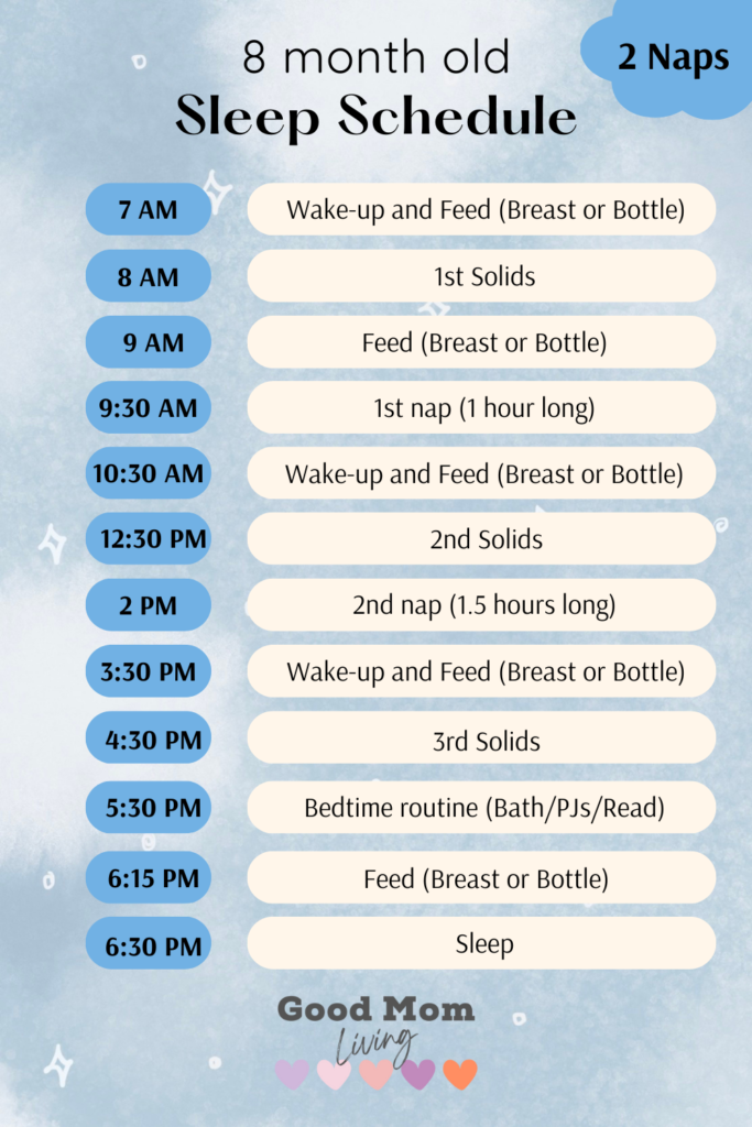 sleep schedule 8 month old, baby sleep schedule