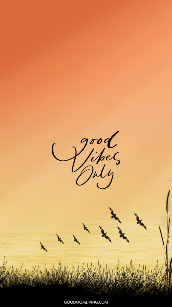 sunset orange, orange aesthetic wallpaper, sunset yellow, motivation wallpaper, inspirational quotes wallpaper, good vibes only