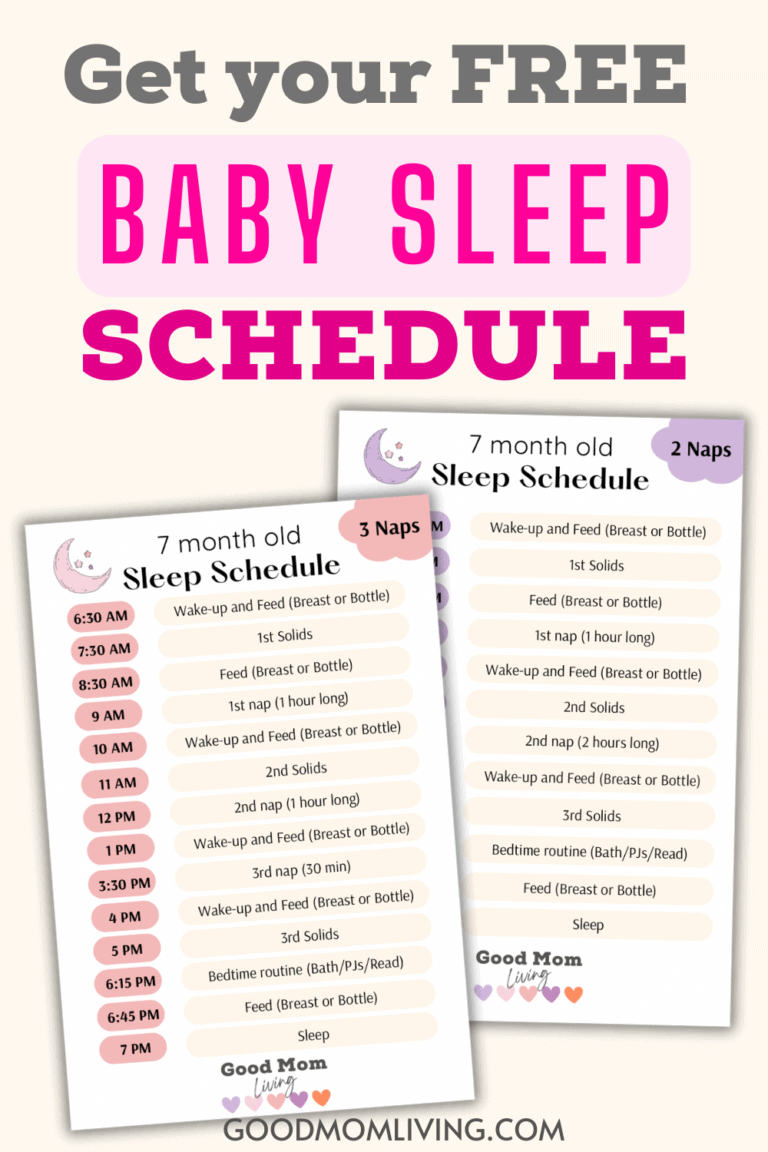 7 Month Old Sleep Schedule for Your Baby (And What to Expect) Good