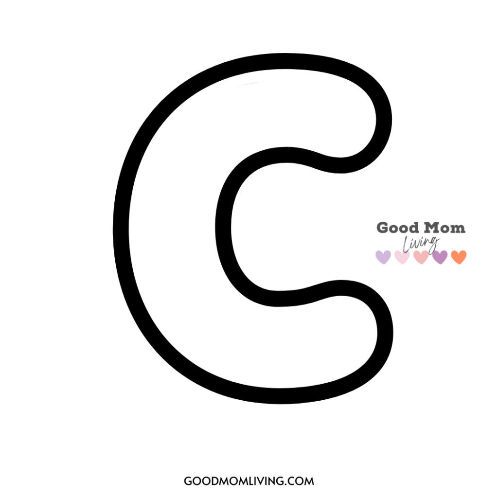 c in bubble letter