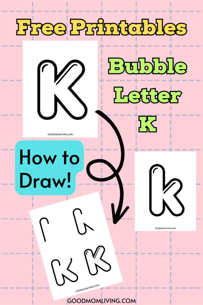 k bubble letter