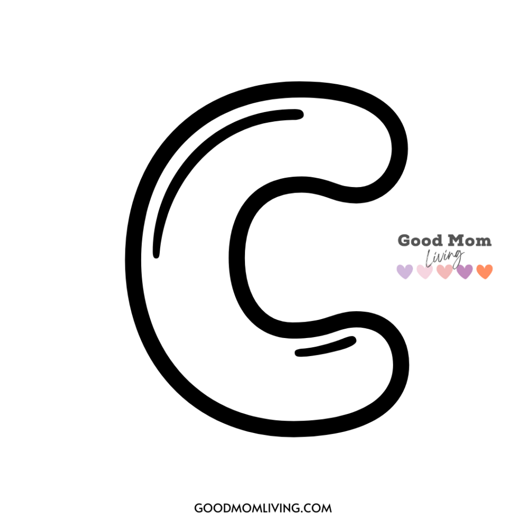 bubble letter c