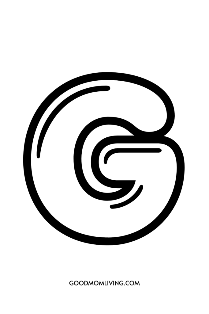 bubble letter f