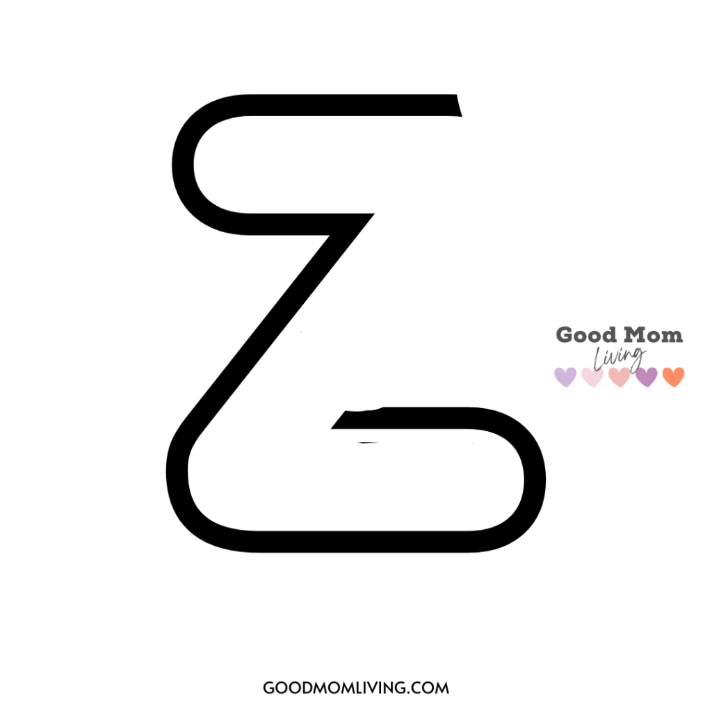 letter z printable