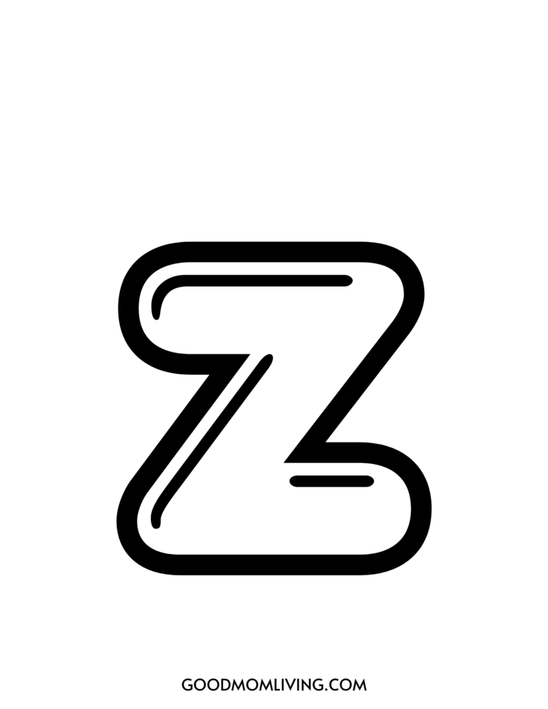 bubble letter z