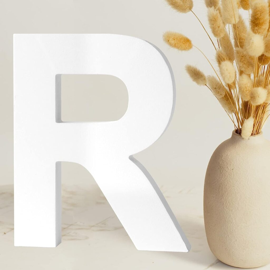 wooden wall letters