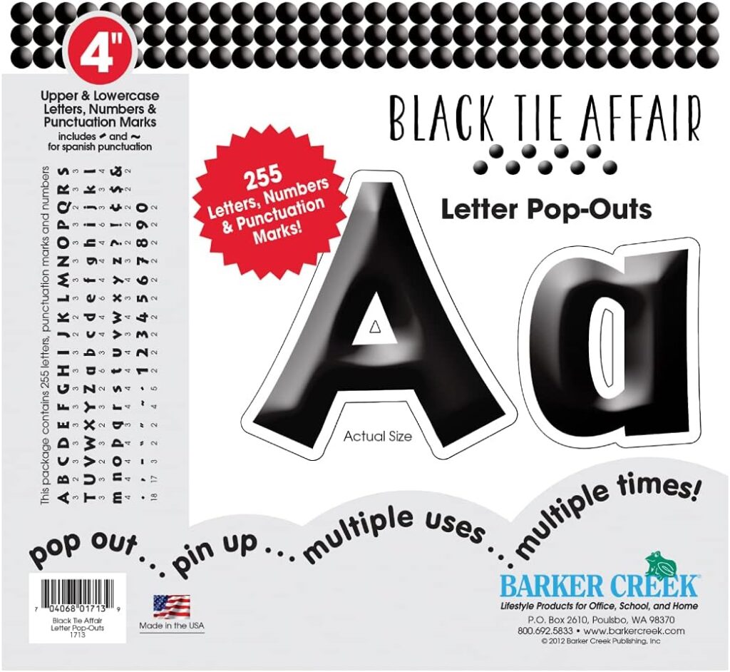 bulletin board letters