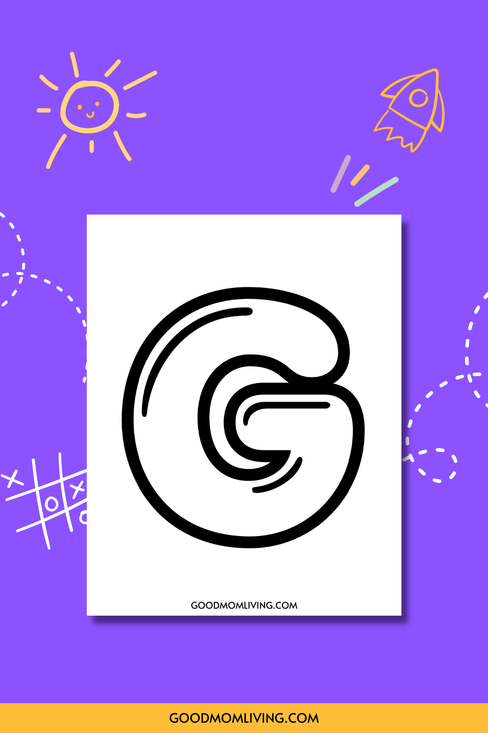 lowercase g bubble letter