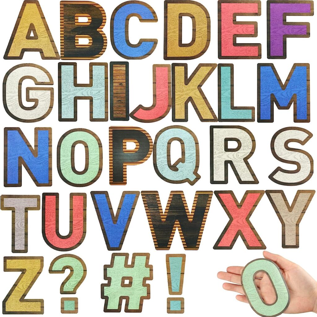 alphabet stickers