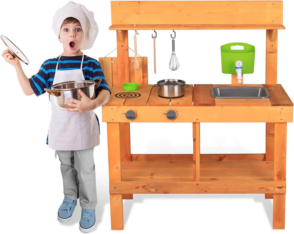 outdoor mud kitchen