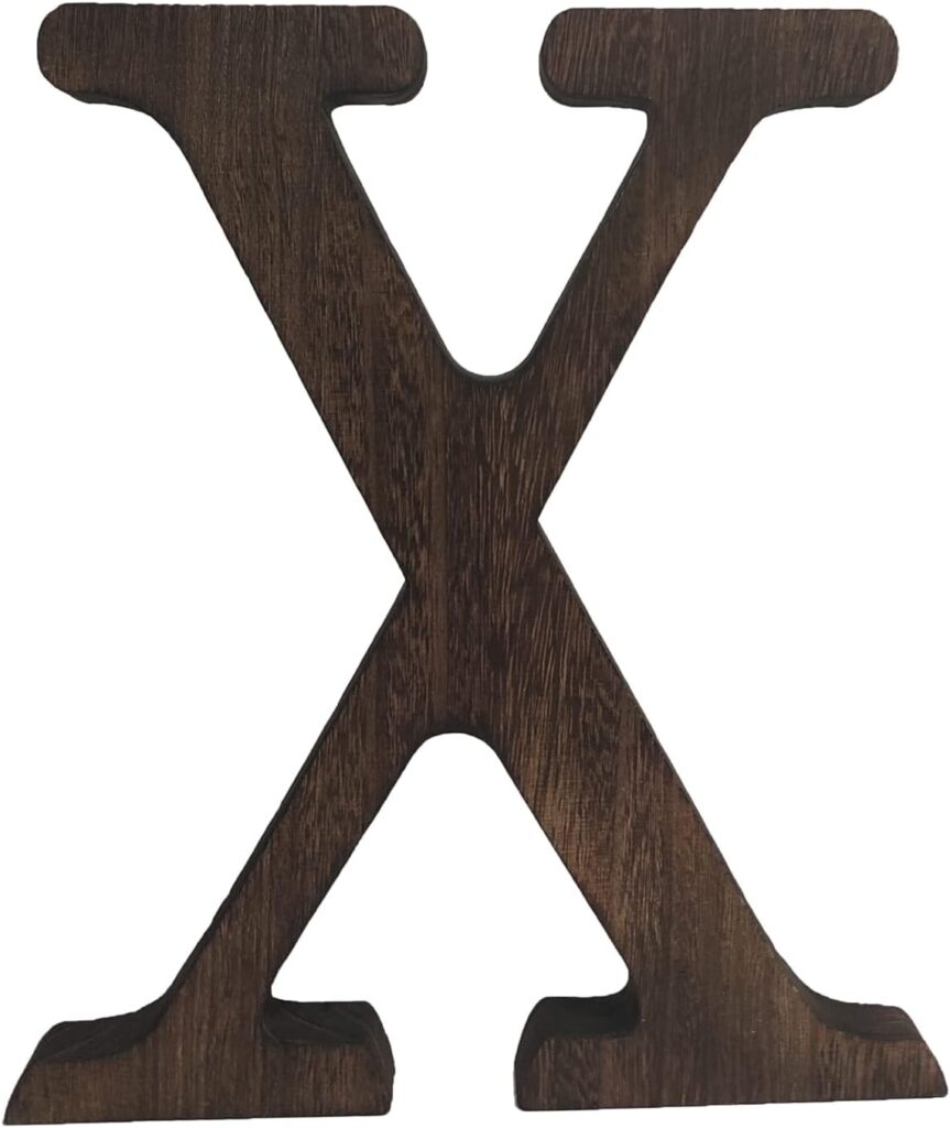 wooden wall letters