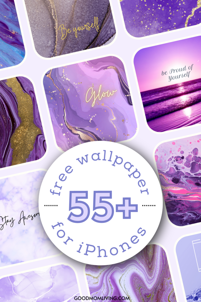 55+ Purple iPhone Wallpaper Backgrounds (FREE Download) - Good Mom