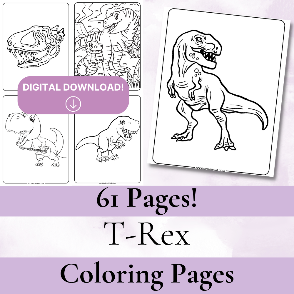 Tyrannosaurus Dinosaur Coloring Pages - Free Printable Coloring Pages