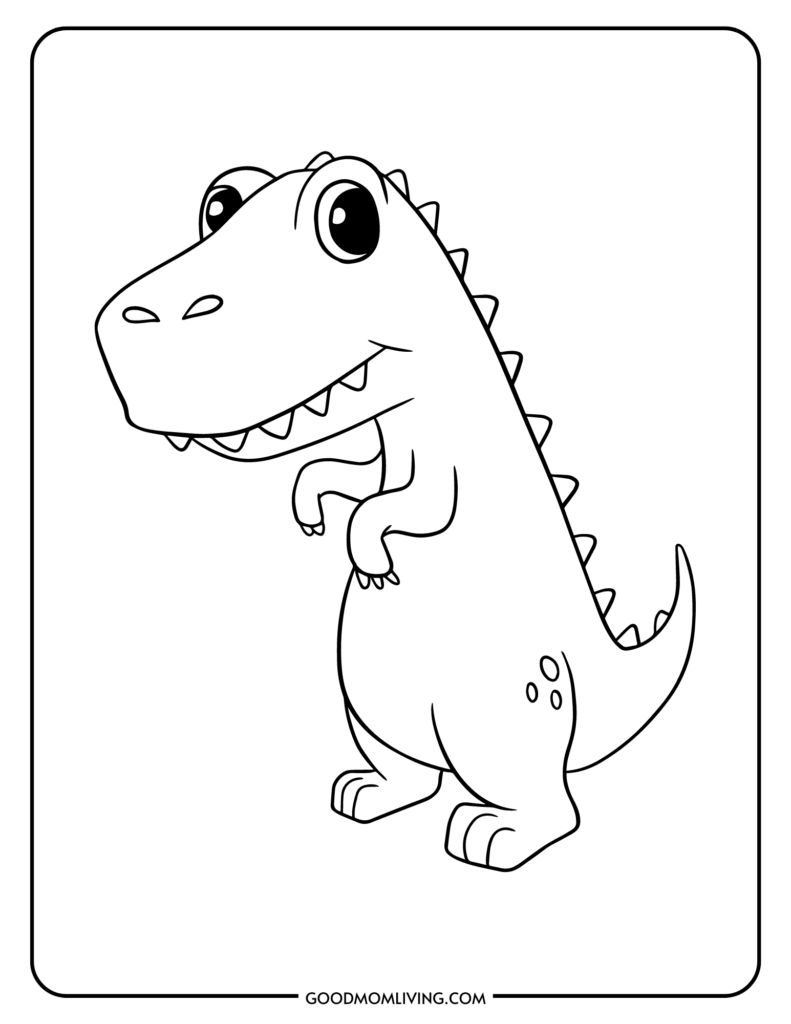 Jurassic World T Rex Coloring Pages - Free Printable Coloring Pages