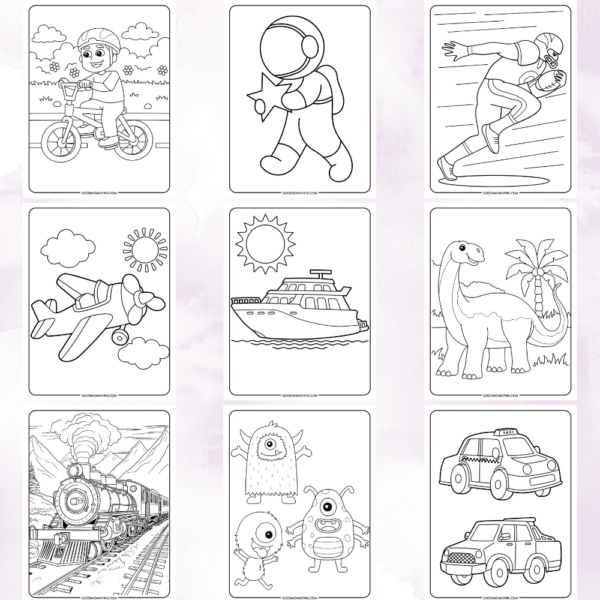 Coloring pages for boys
