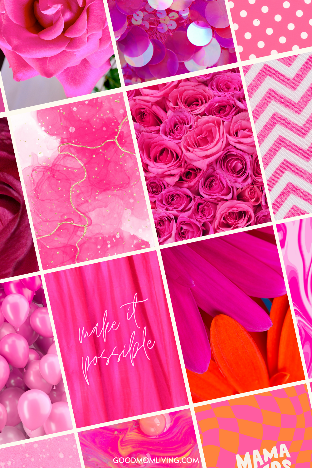 Download free Pink Preppy Fashion Collage Wallpaper 