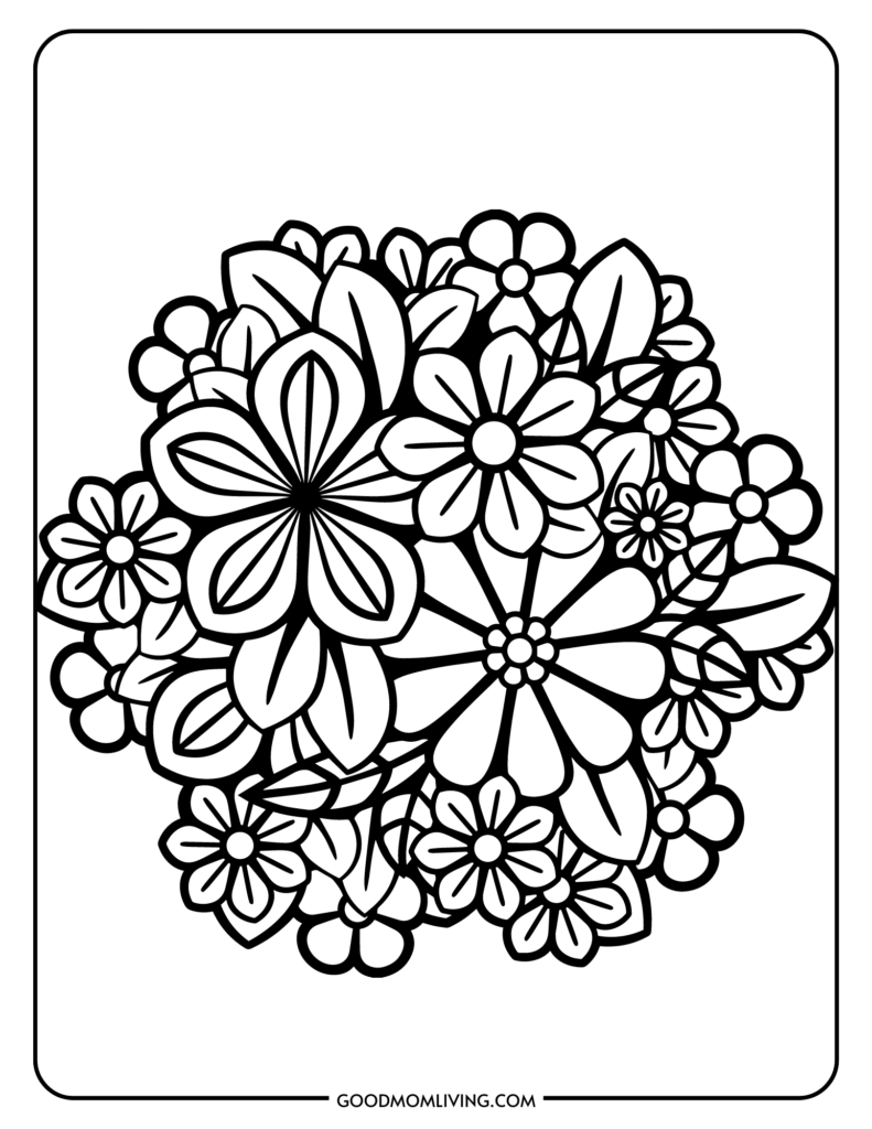 easy aesthetic coloring pages