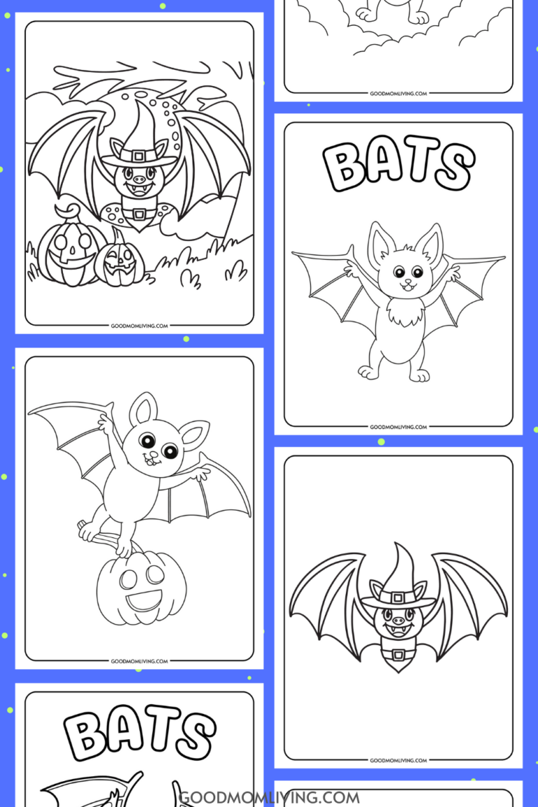 bat coloring pages