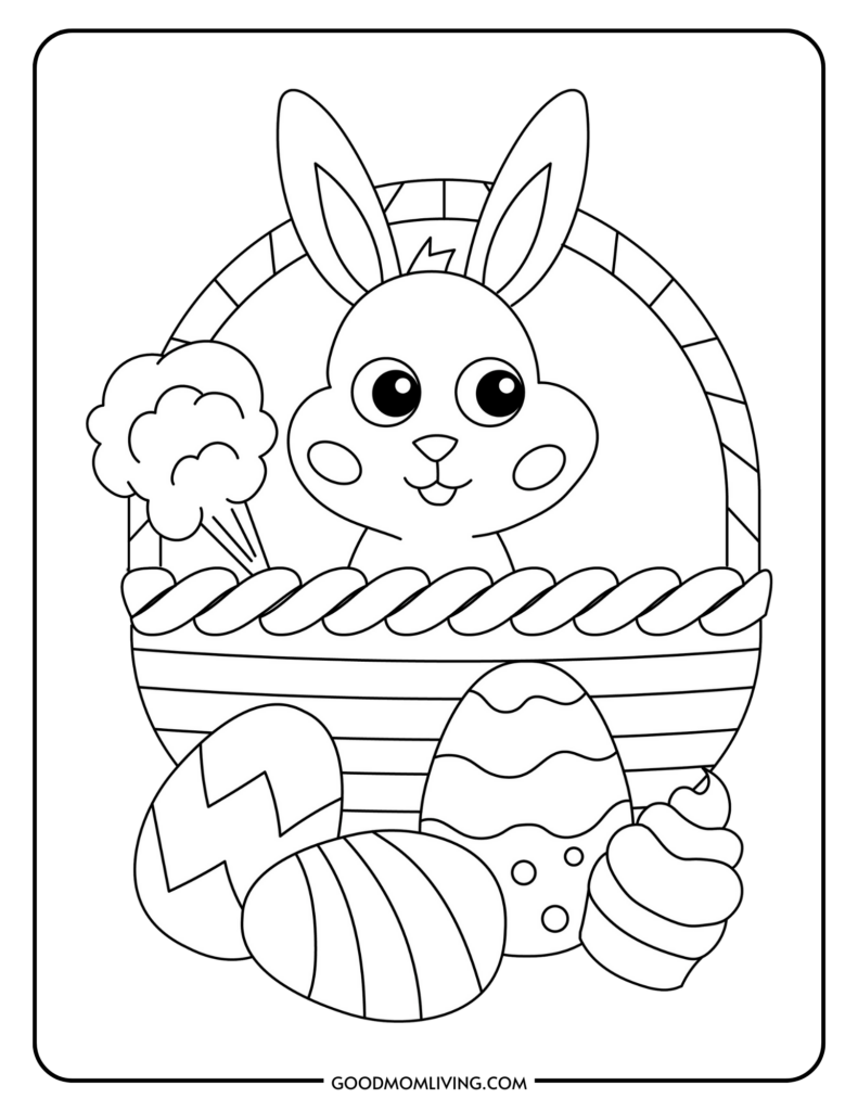 bunny color pages