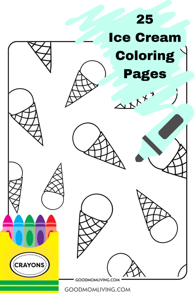 ice cream coloring pages
