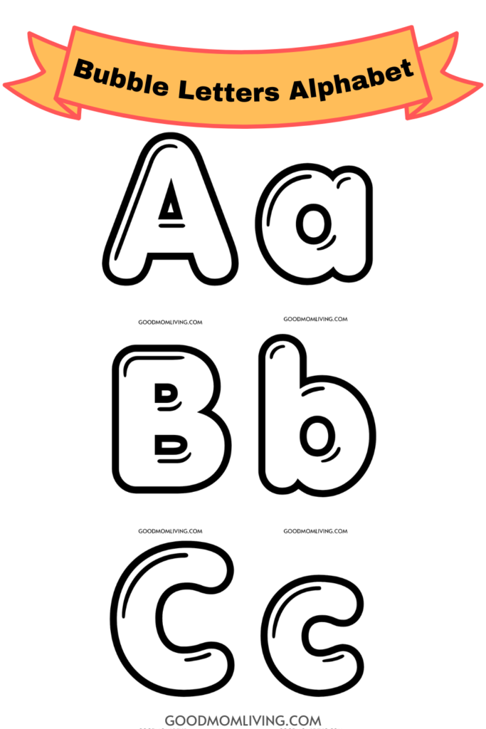 bubble letter alphabet, template for bubble letters, alphabet bubble letters printable
