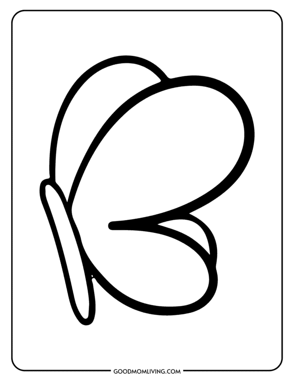 Printable Butterfly Outline Templates (Free Images) - Good Mom Living