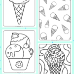 ice cream coloring pages