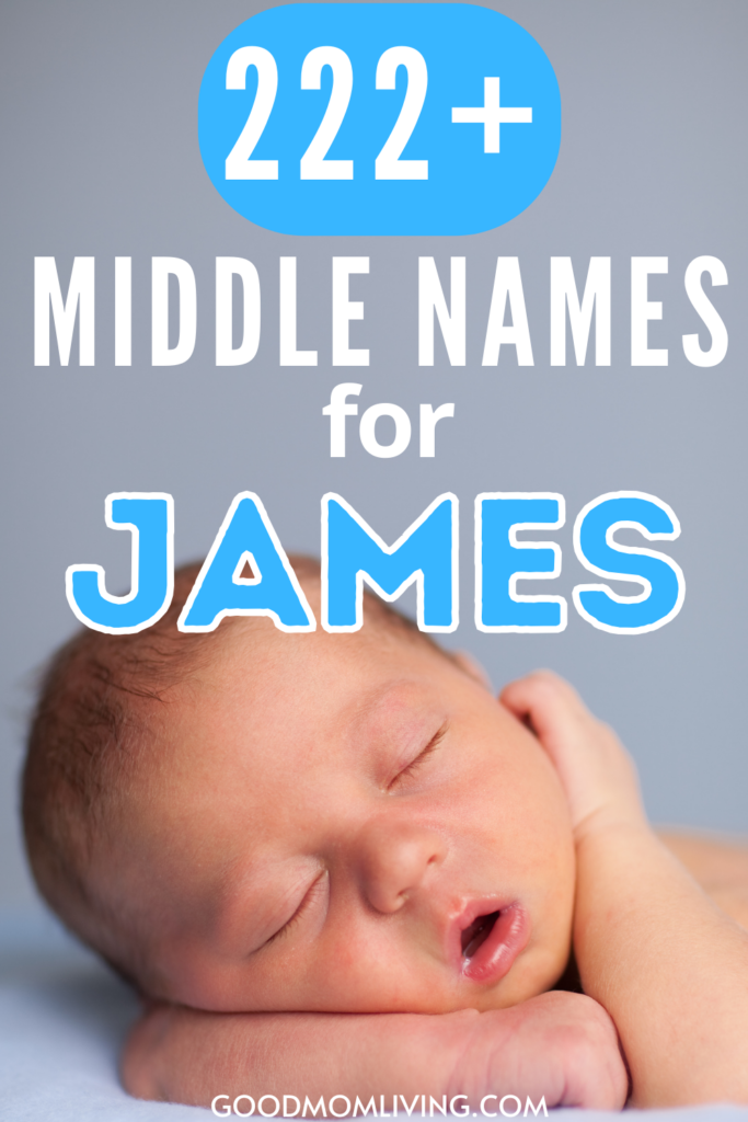 good middle names for james