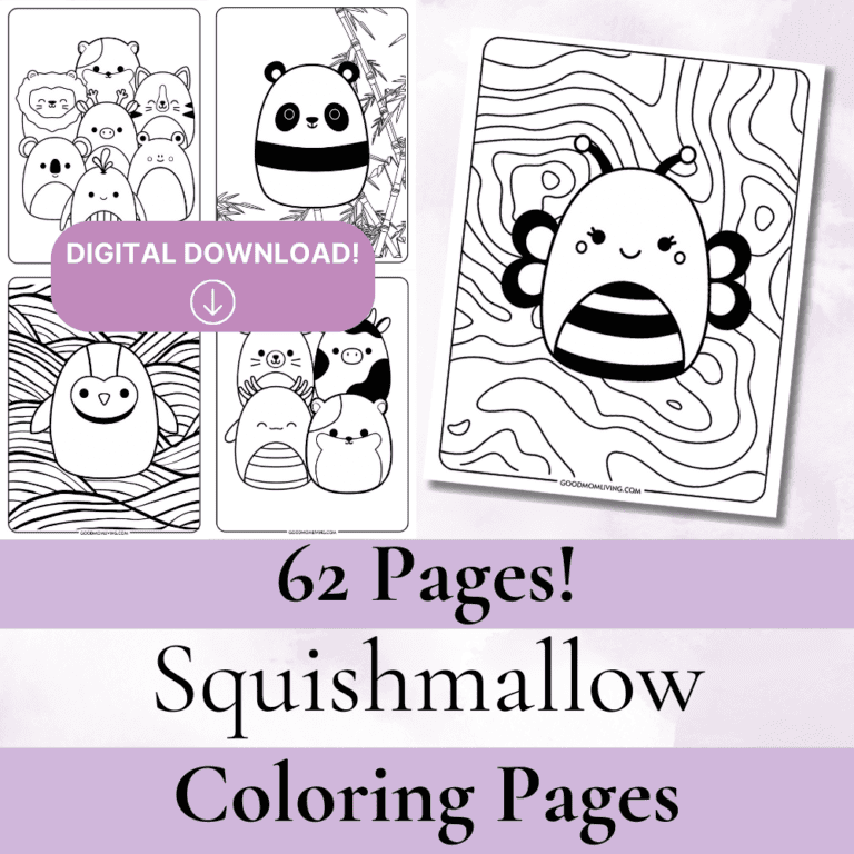 62 Squishmallows Coloring Pages - Good Mom Living