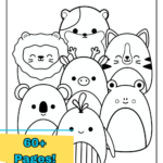 squishmallows coloring pages