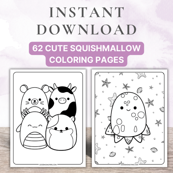 62 Squishmallows Coloring Pages - Image 2