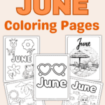 june color pages