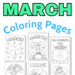coloring pages for march