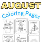 coloring pages for august