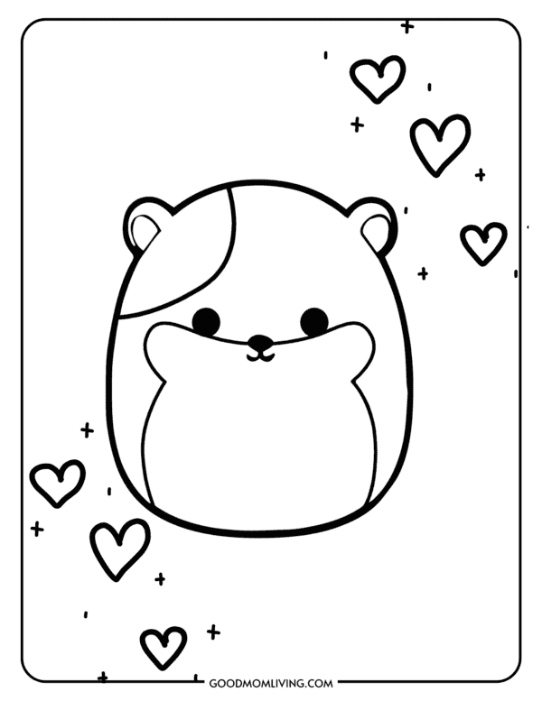 60+ Squishmallow Coloring Pages for Kids (Free) - Good Mom Living
