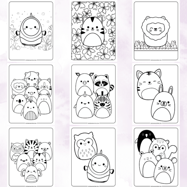 62 Squishmallows Coloring Pages - Image 3