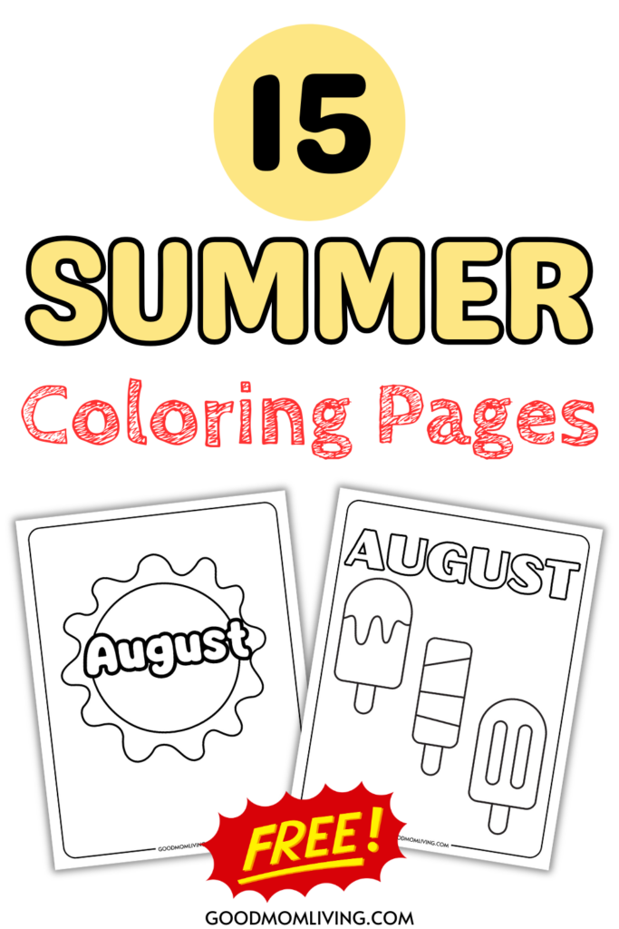 summer coloring pages