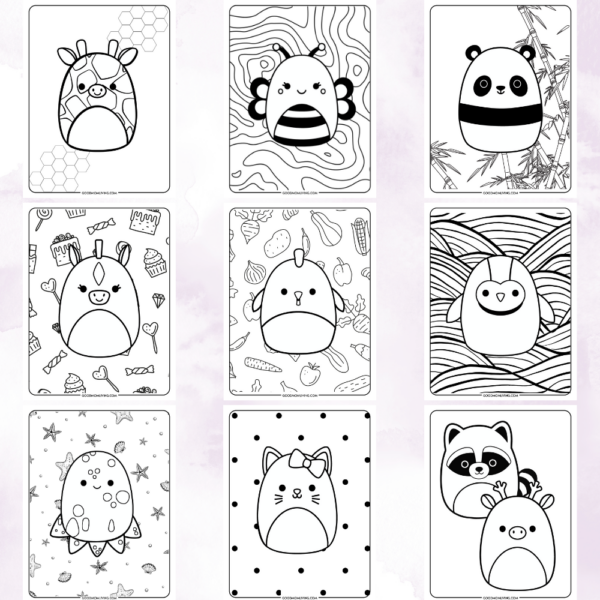 62 Squishmallows Coloring Pages - Image 4