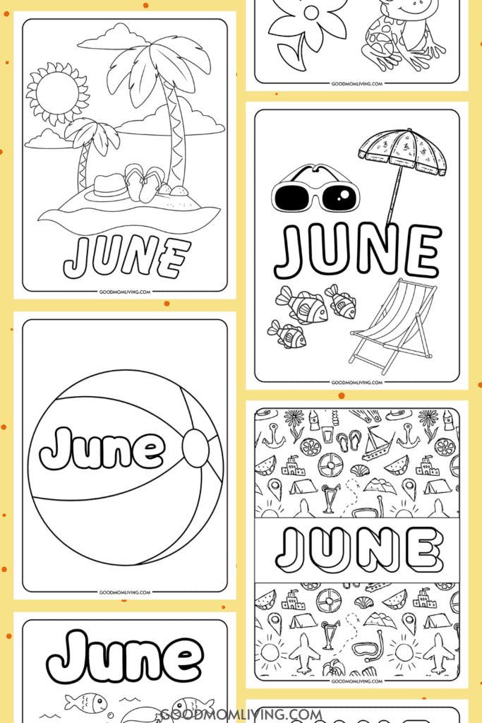 june coloring pages