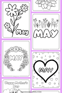 May Coloring Pages (Free Printable Spring Coloring Pages) - Good Mom Living