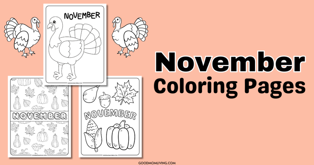 november coloring pages