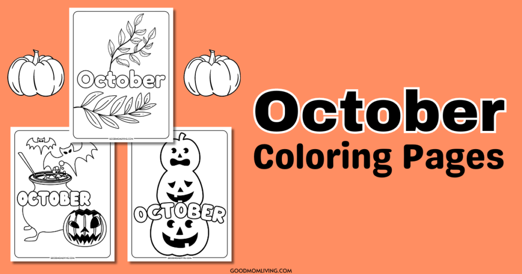 october coloring pages