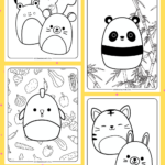 squishmallow coloring pages