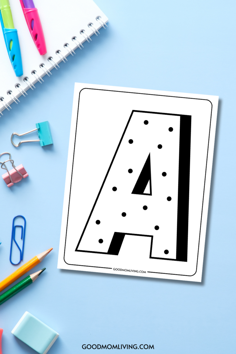 letter a coloring pages