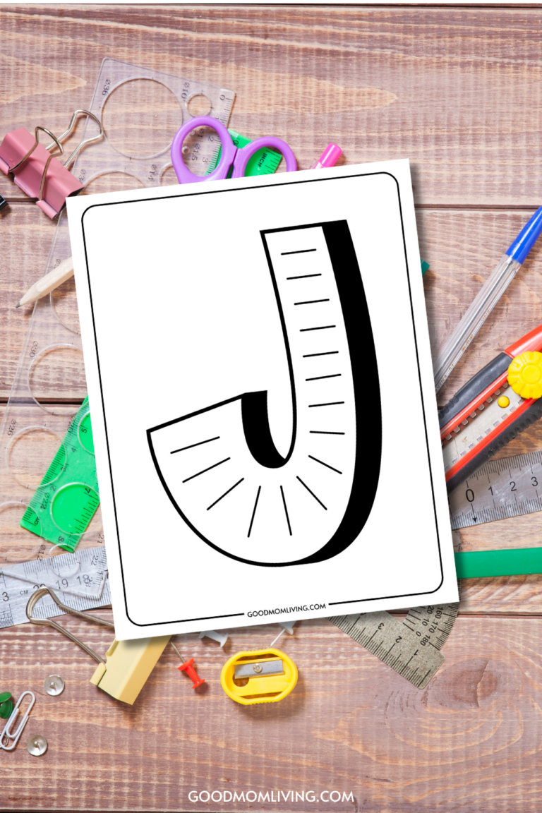 letter j coloring page