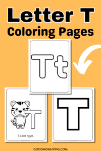 Letter T Coloring Page: Free Alphabet Printable - Good Mom Living