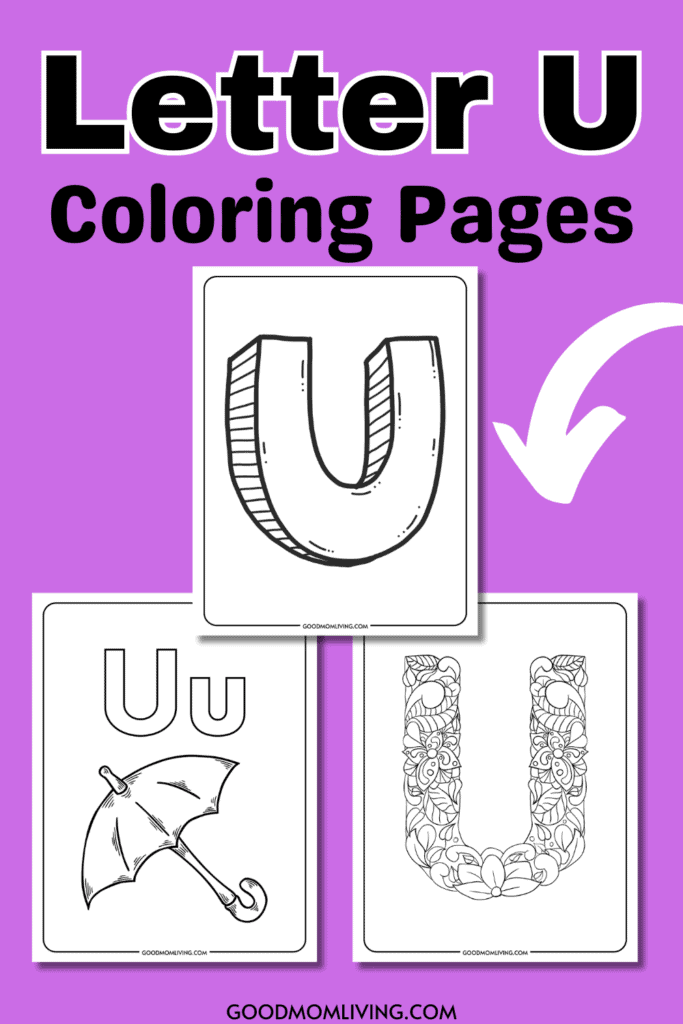 letter u coloring pages