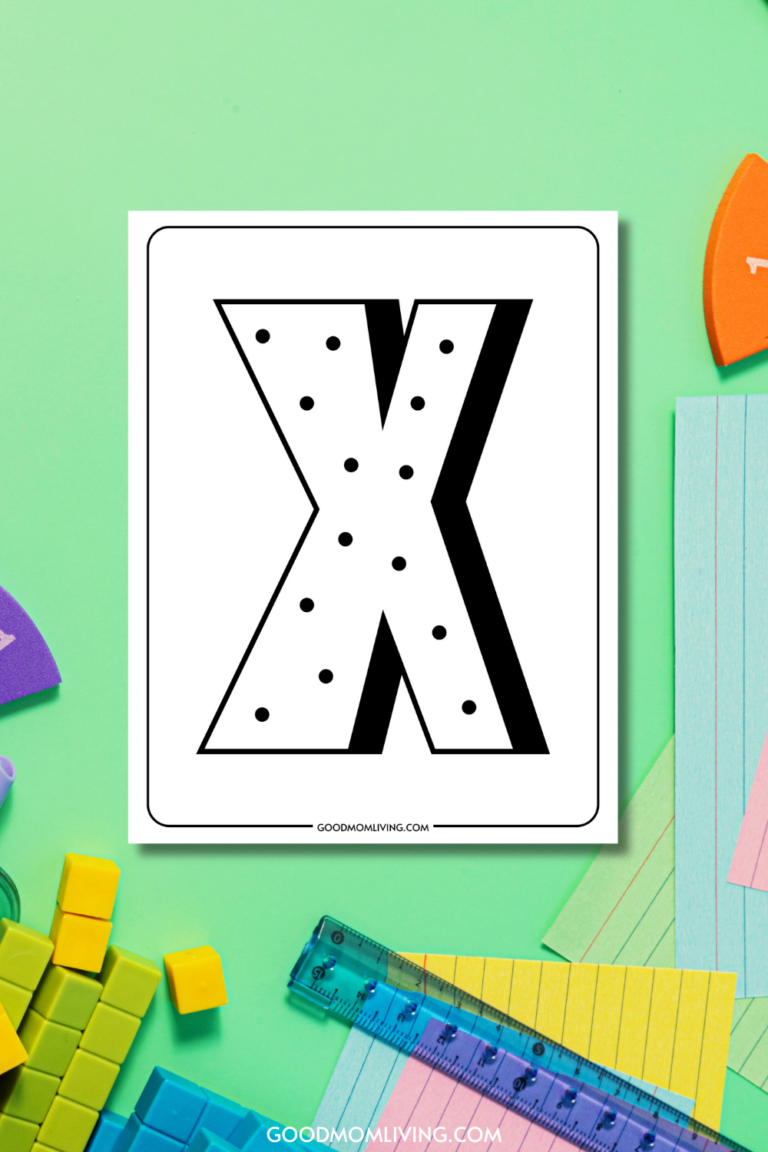 letter x coloring pages
