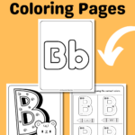letter b coloring page