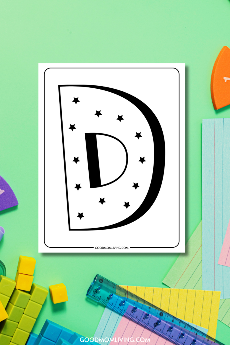 letter d coloring pages
